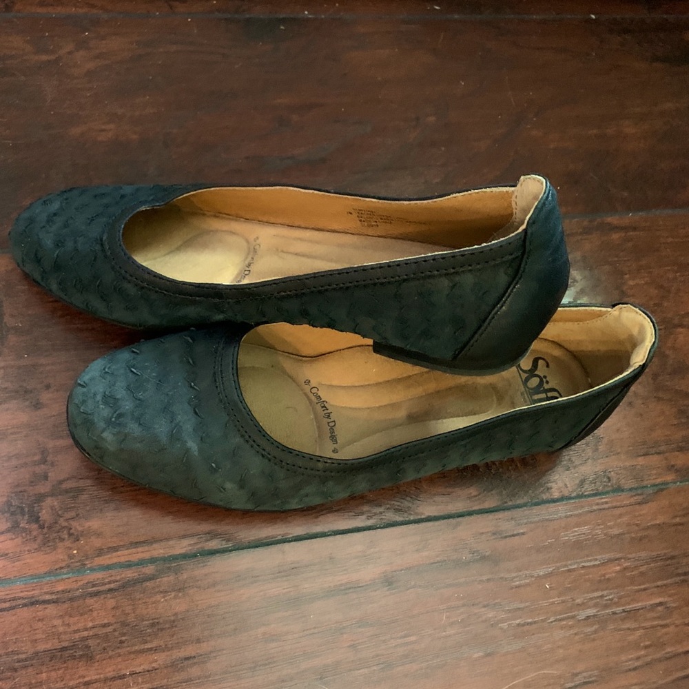 Sofft Maretto black leather shoes